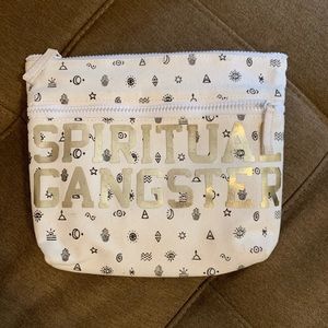 SPIRITUAL GANGSTER two tiered cosmetic pouch